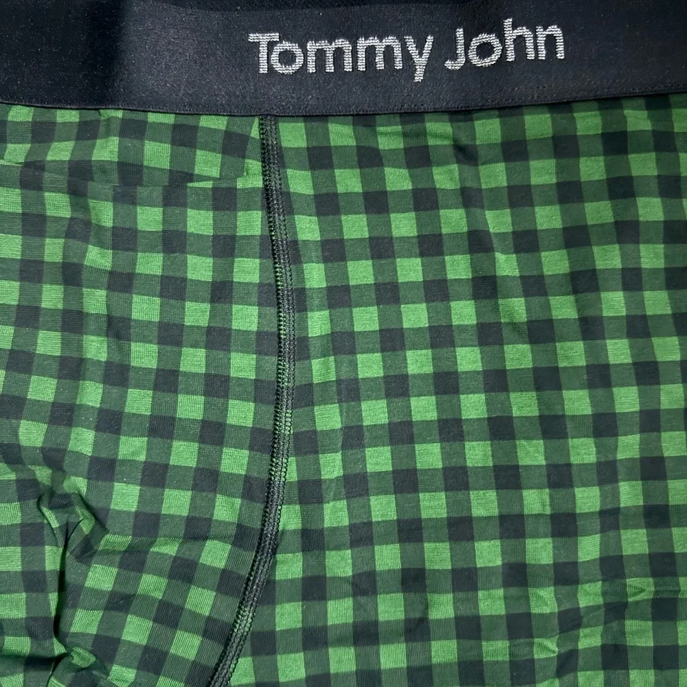NWT Tommy John Men's Black and Green Boxer Briefs - Picture 4 of 10
